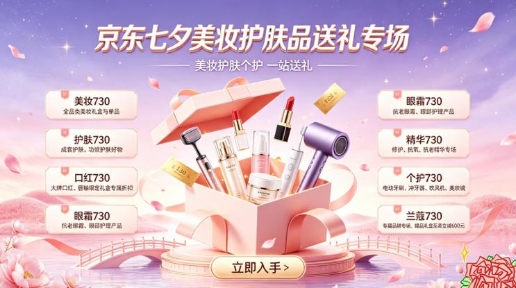 解锁青春美妆礼遇 学生党专属口令，叠加礼赠点燃精致生活